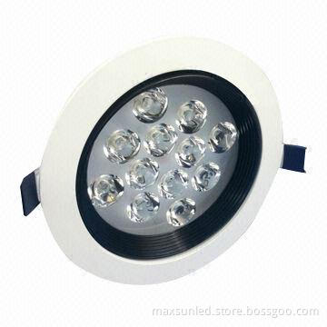 LED ceiling lighting, 12W, 85-260V, IP44 with CE and RoHS marks, 2,700-7,000K
